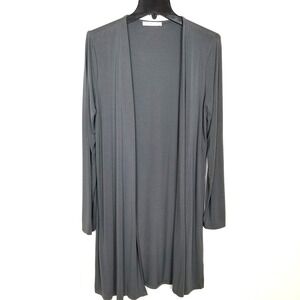 Sivana Bamboo Luxe Women Lightweight Open Front Light Cardigan  L Gray Lagenlook